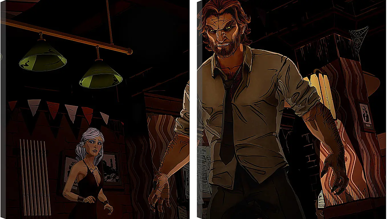 Модульная картина - The Wolf Among Us
