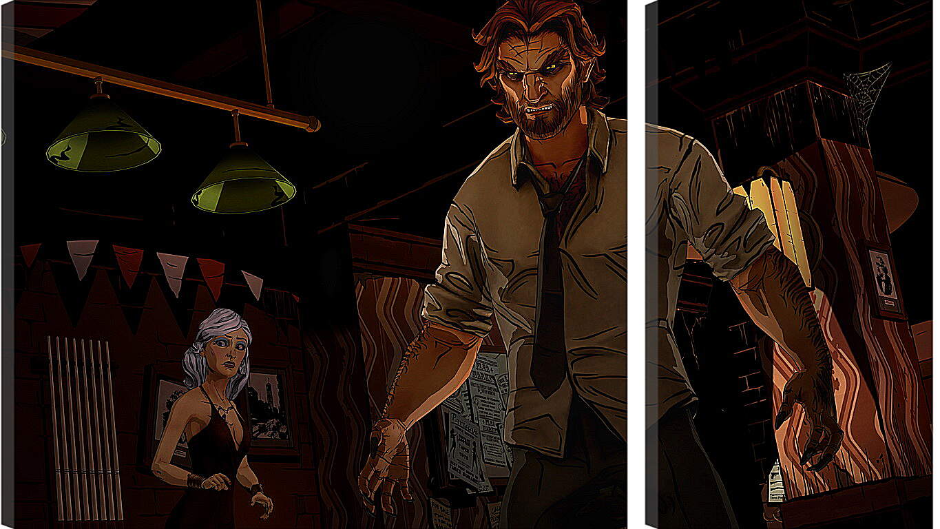 Модульная картина - The Wolf Among Us
