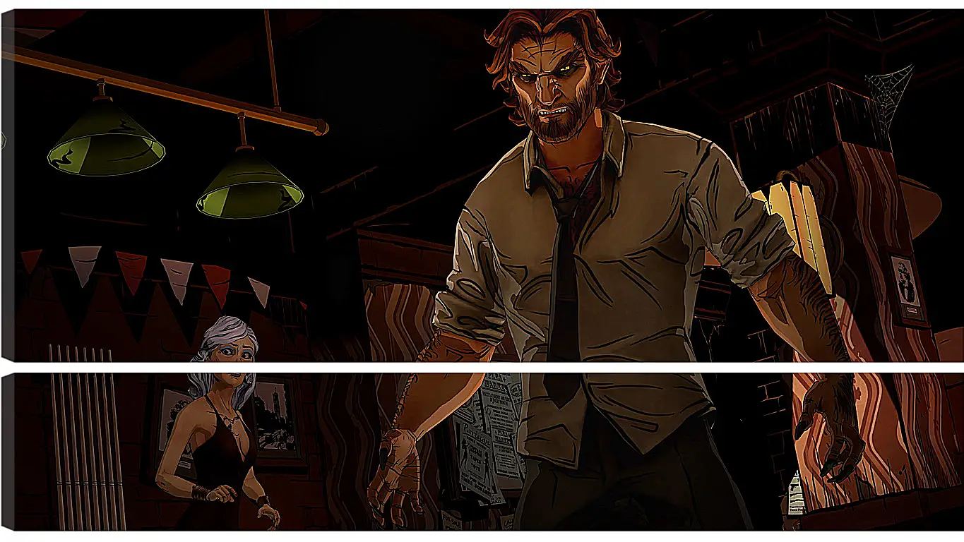 Модульная картина - The Wolf Among Us
