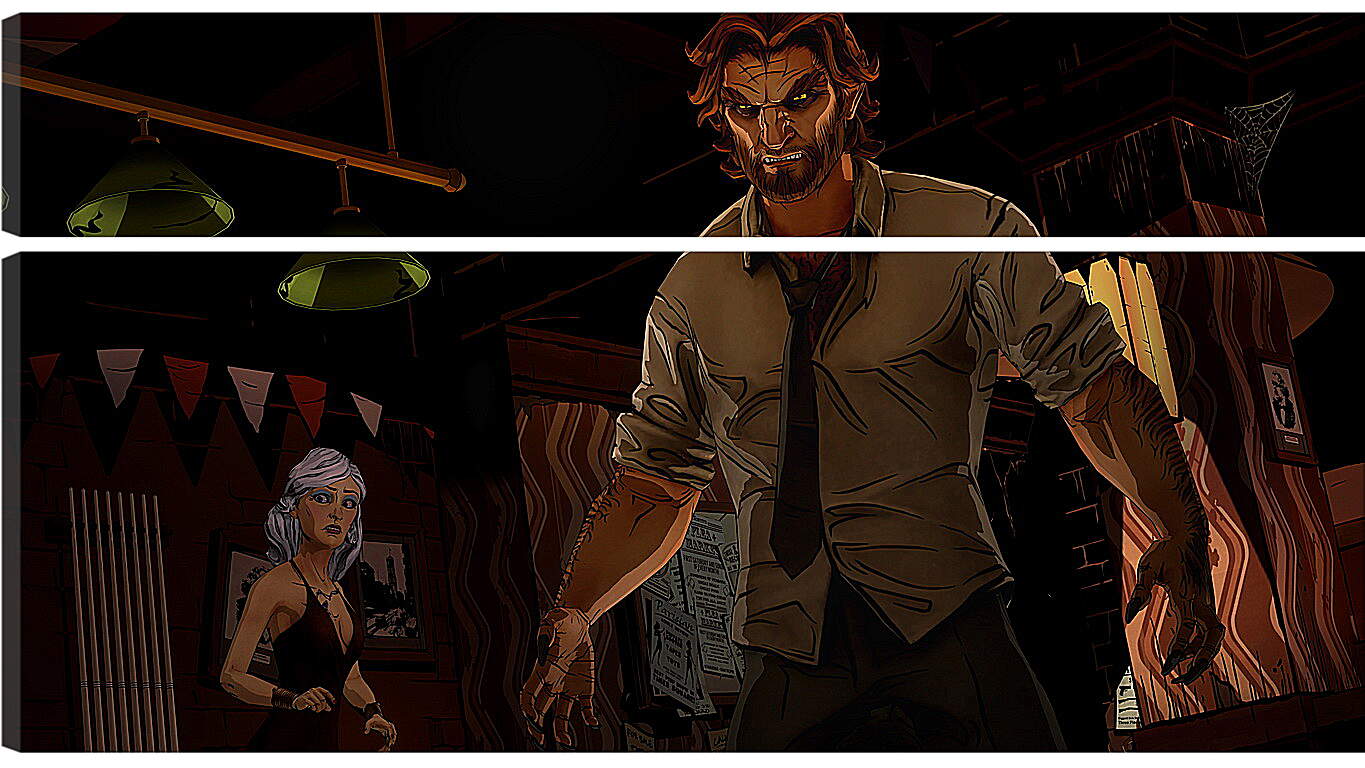 Модульная картина - The Wolf Among Us
