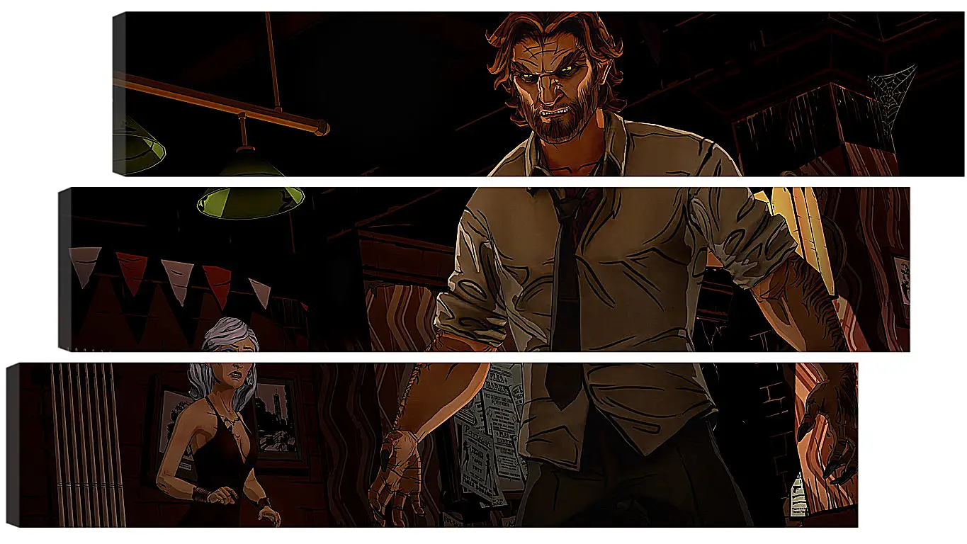 Модульная картина - The Wolf Among Us
