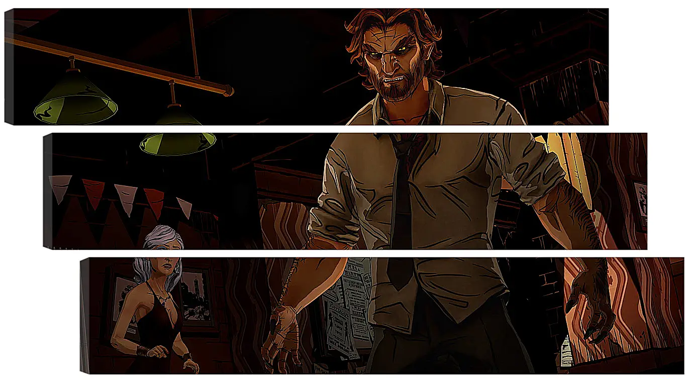 Модульная картина - The Wolf Among Us
