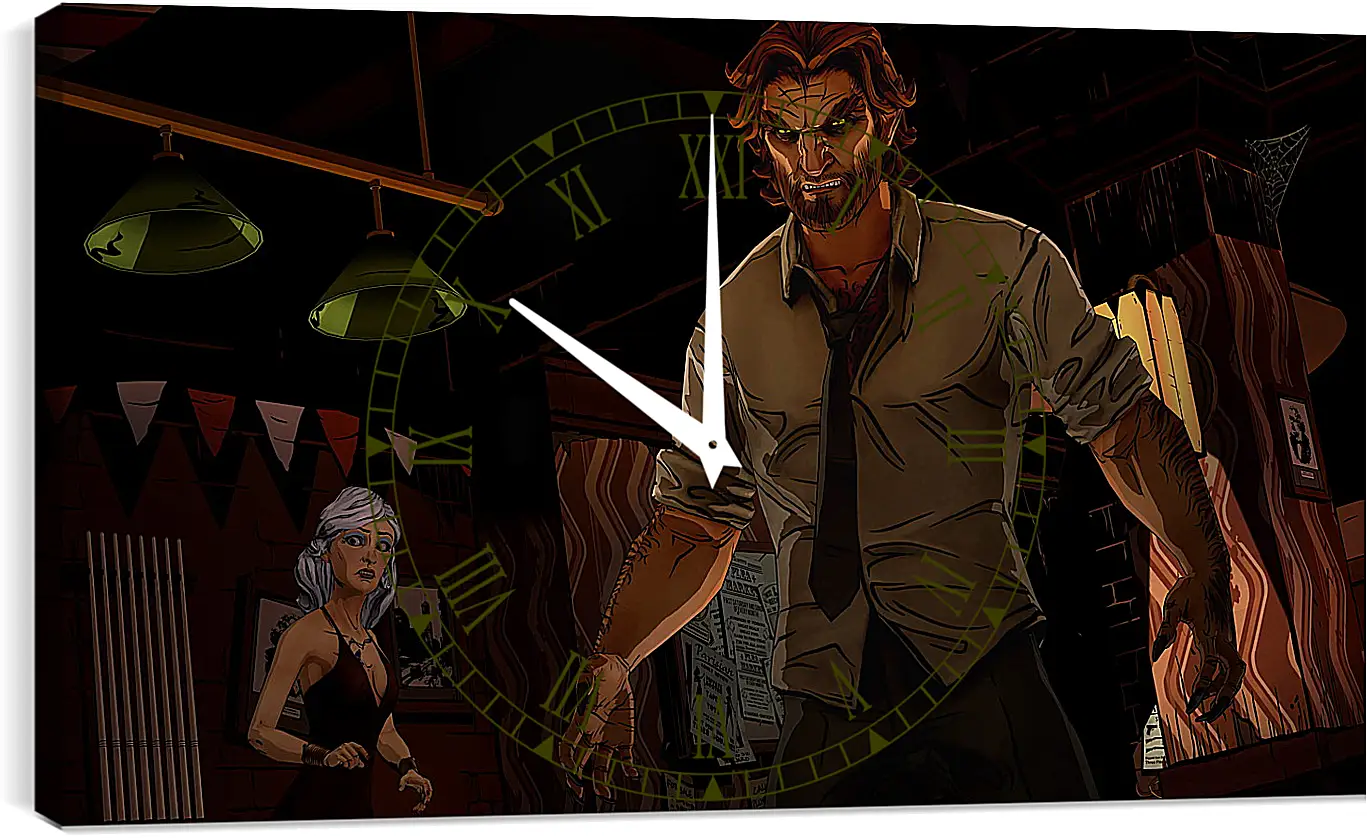 Часы картина - The Wolf Among Us
