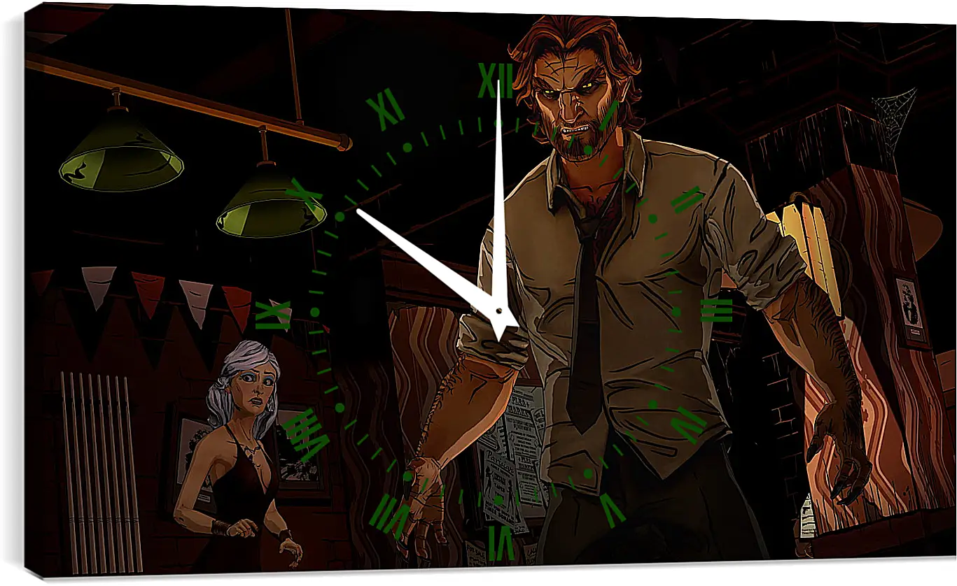 Часы картина - The Wolf Among Us
