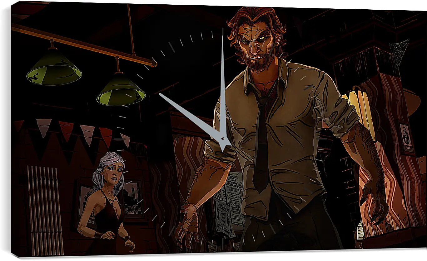 Часы картина - The Wolf Among Us
