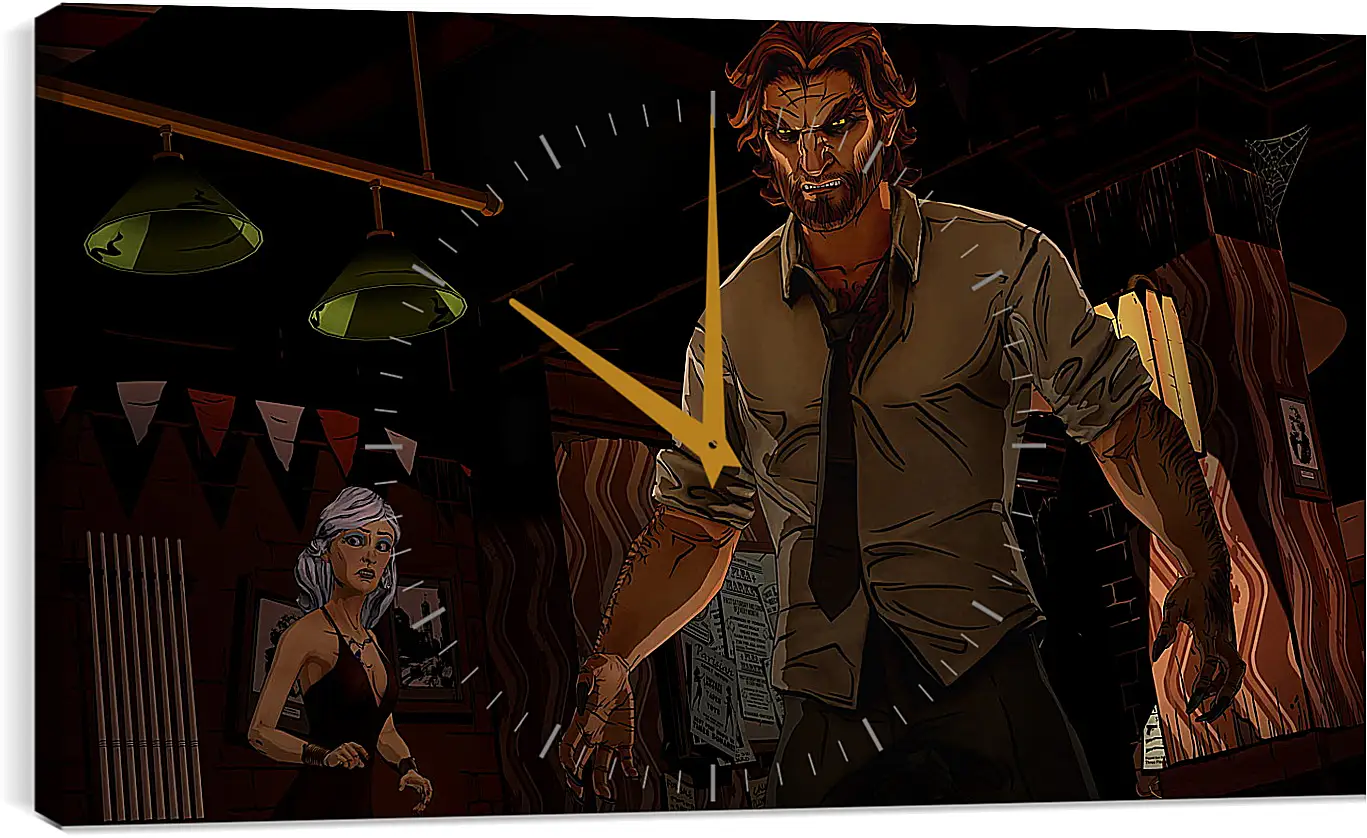 Часы картина - The Wolf Among Us
