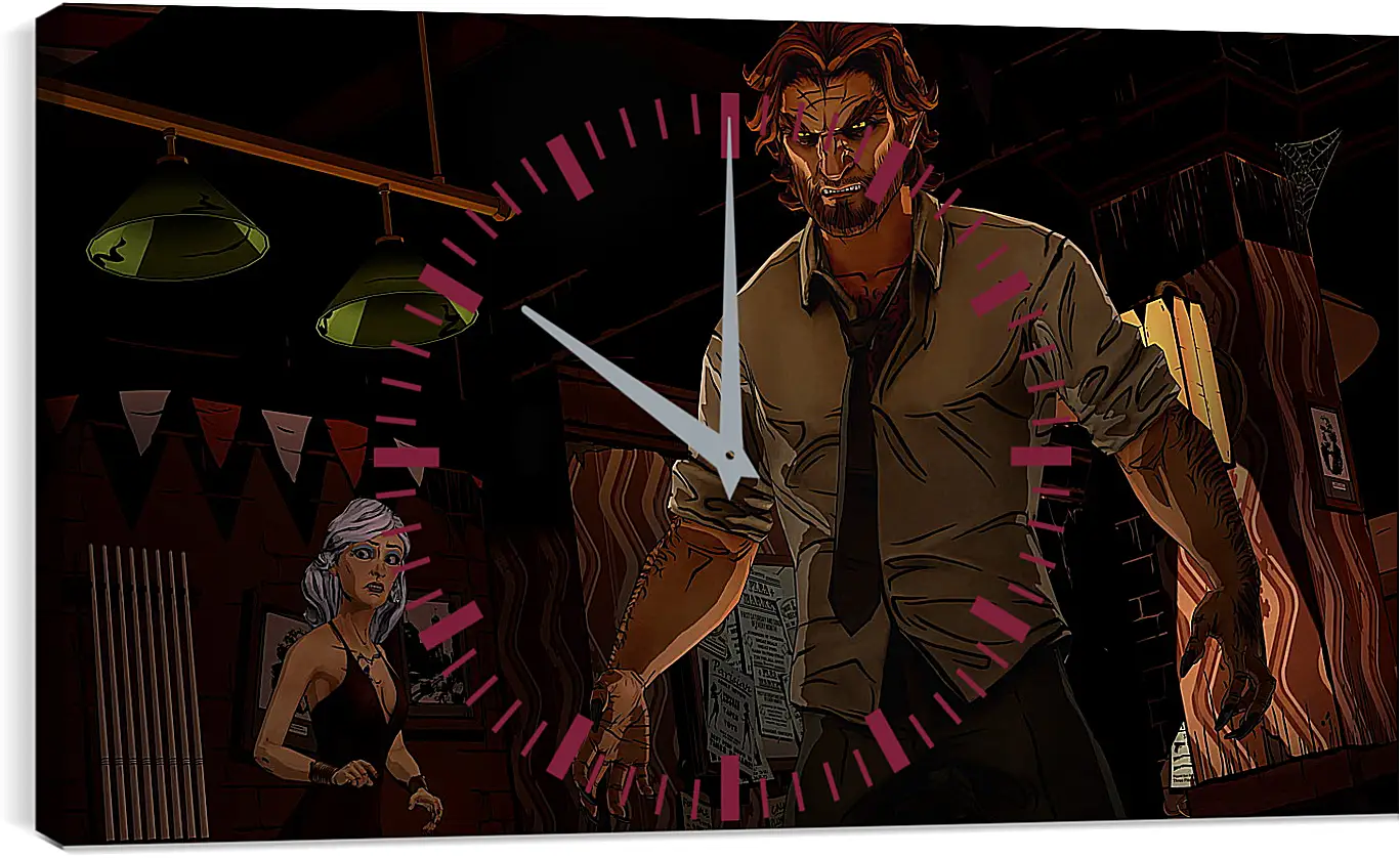 Часы картина - The Wolf Among Us
