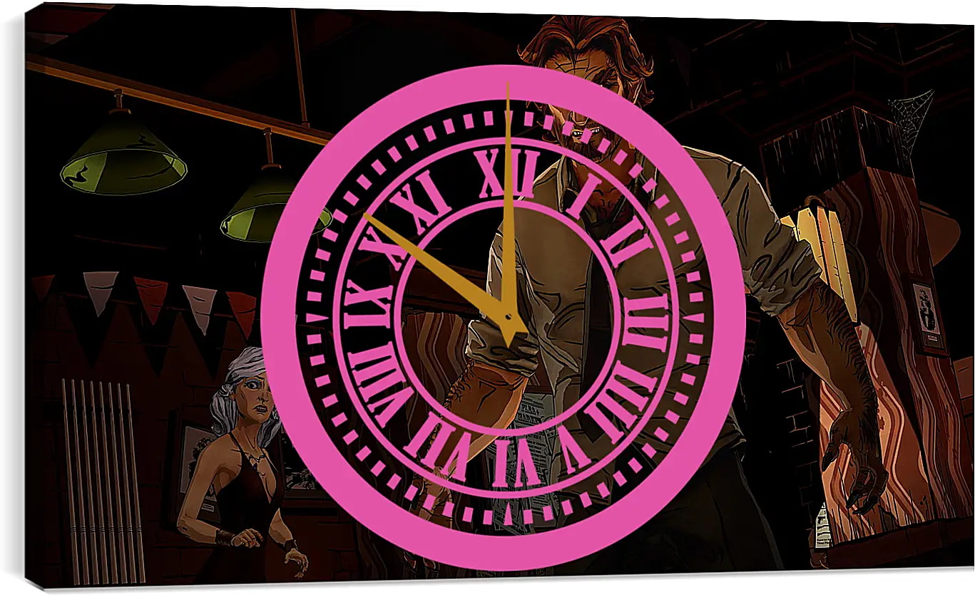 Часы картина - The Wolf Among Us
