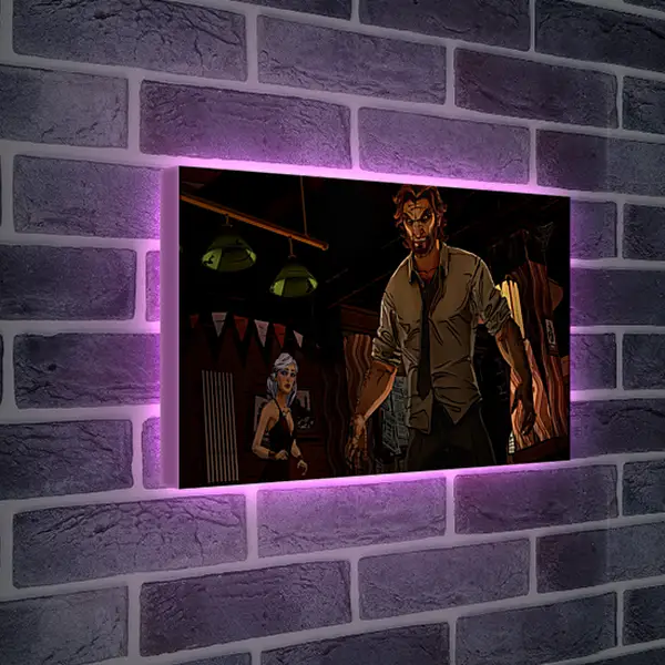 Лайтбокс световая панель - The Wolf Among Us
