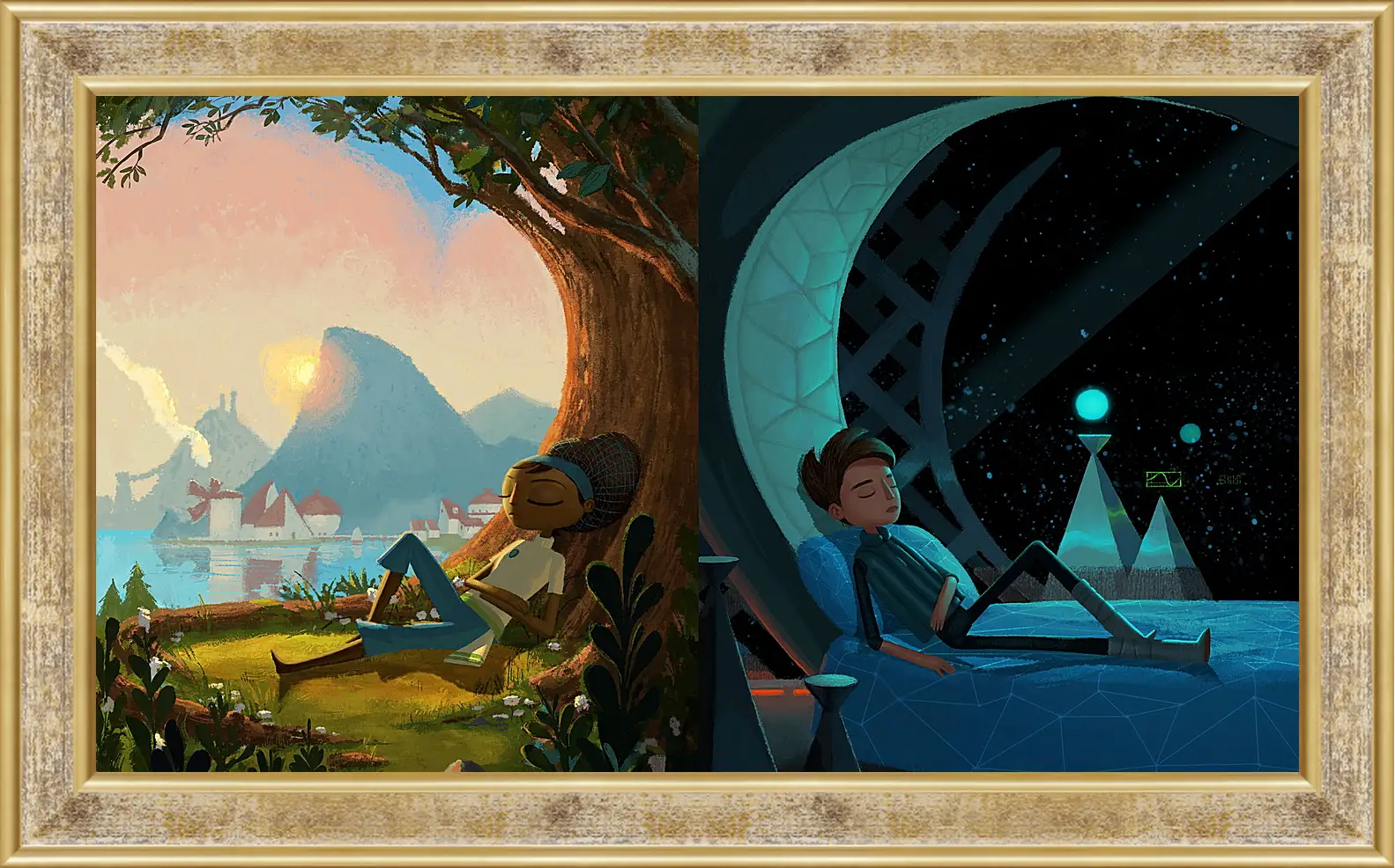 Картина в раме - Broken Age
