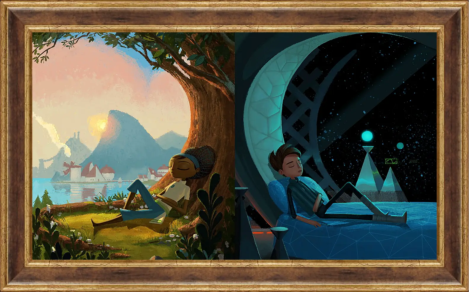 Картина в раме - Broken Age
