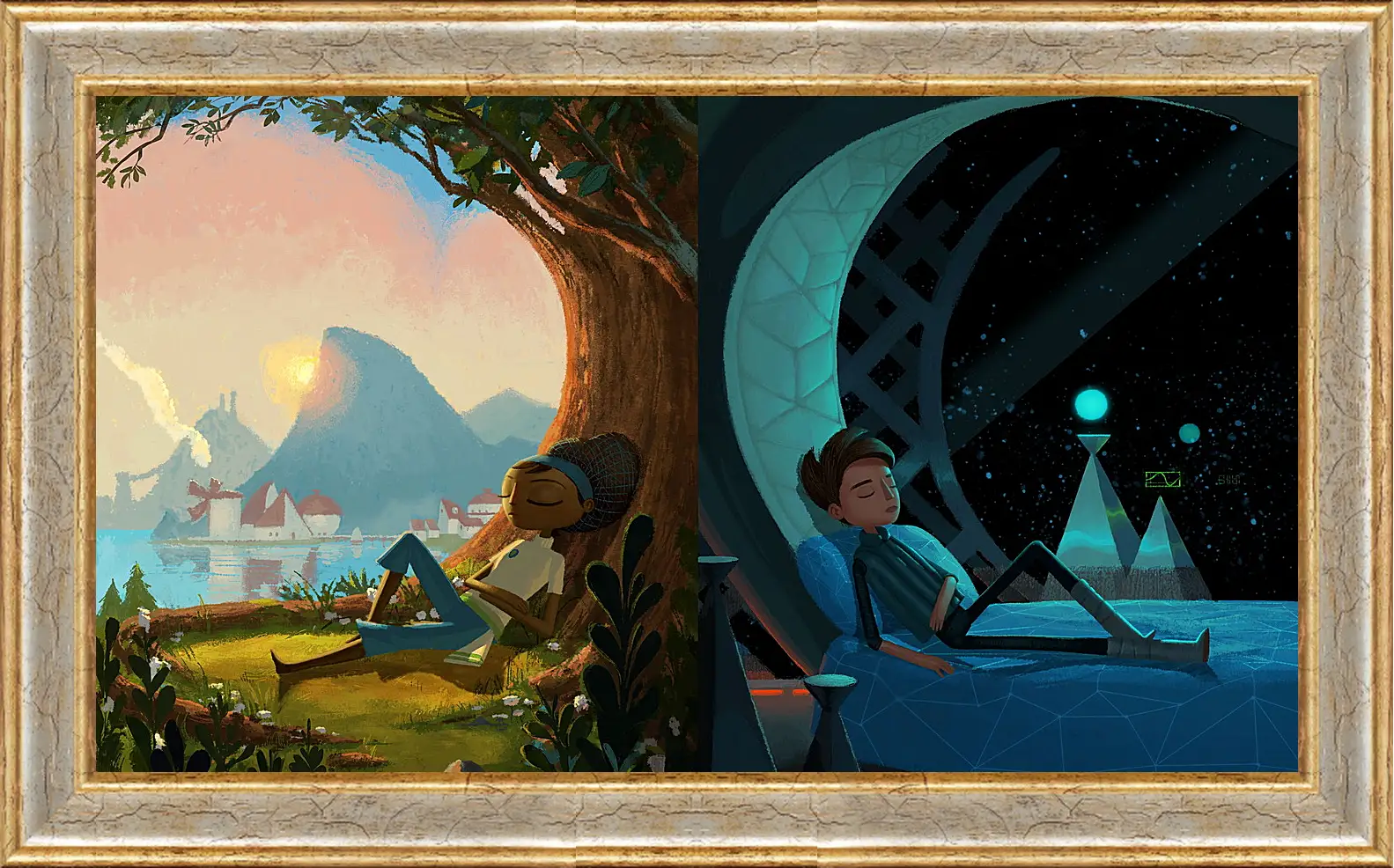 Картина в раме - Broken Age
