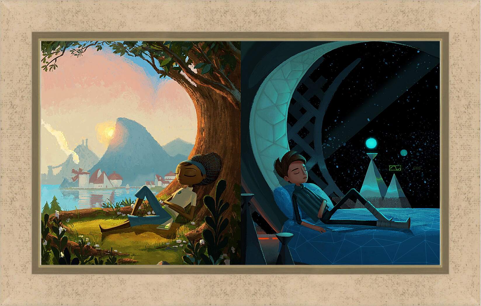 Картина в раме - Broken Age
