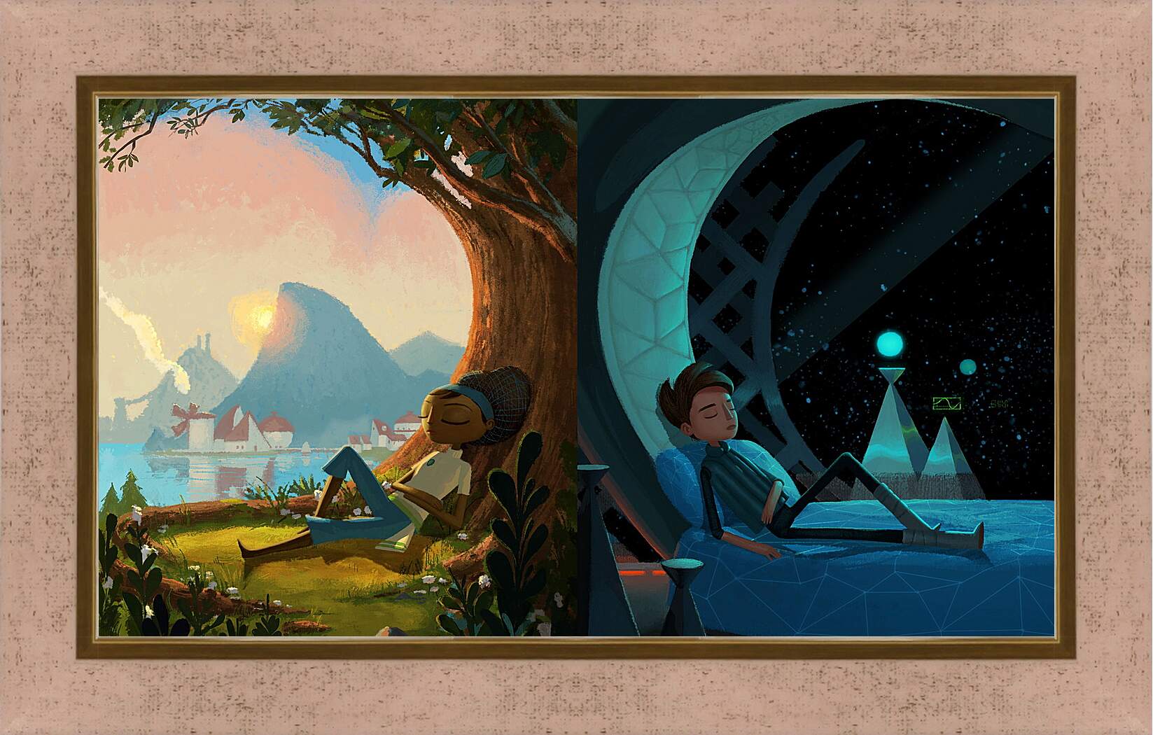 Картина в раме - Broken Age
