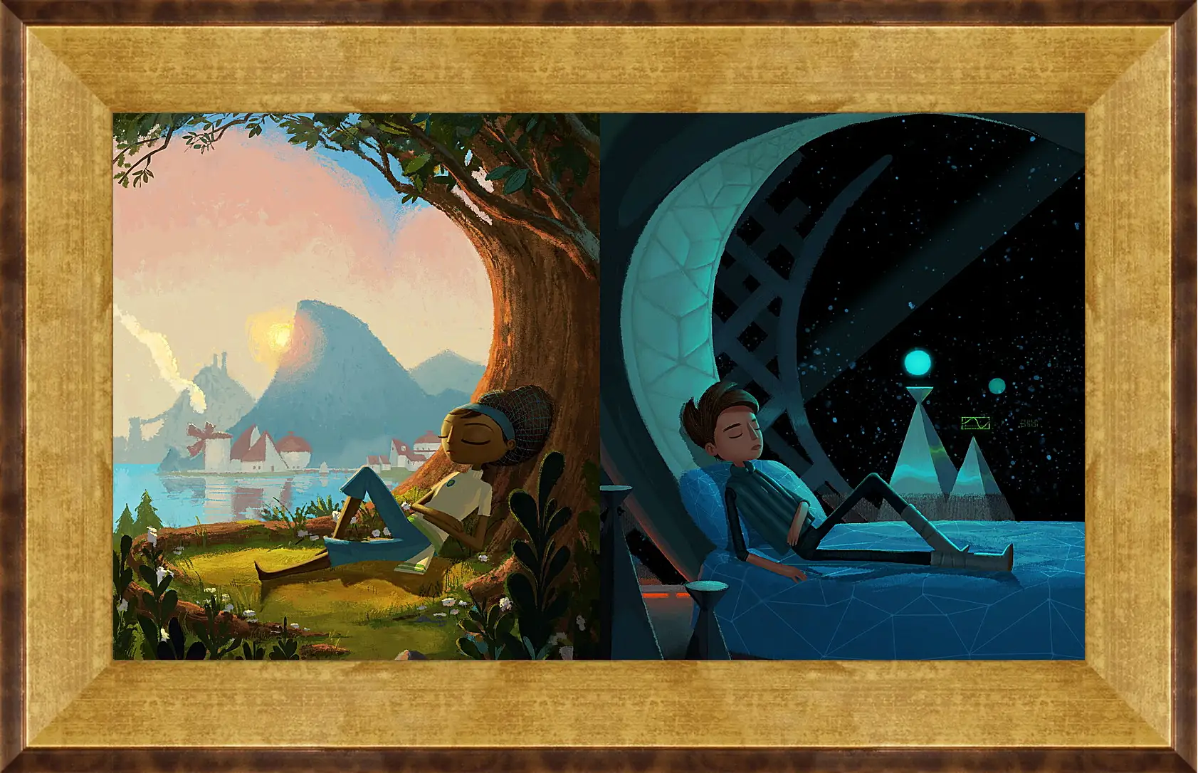 Картина в раме - Broken Age
