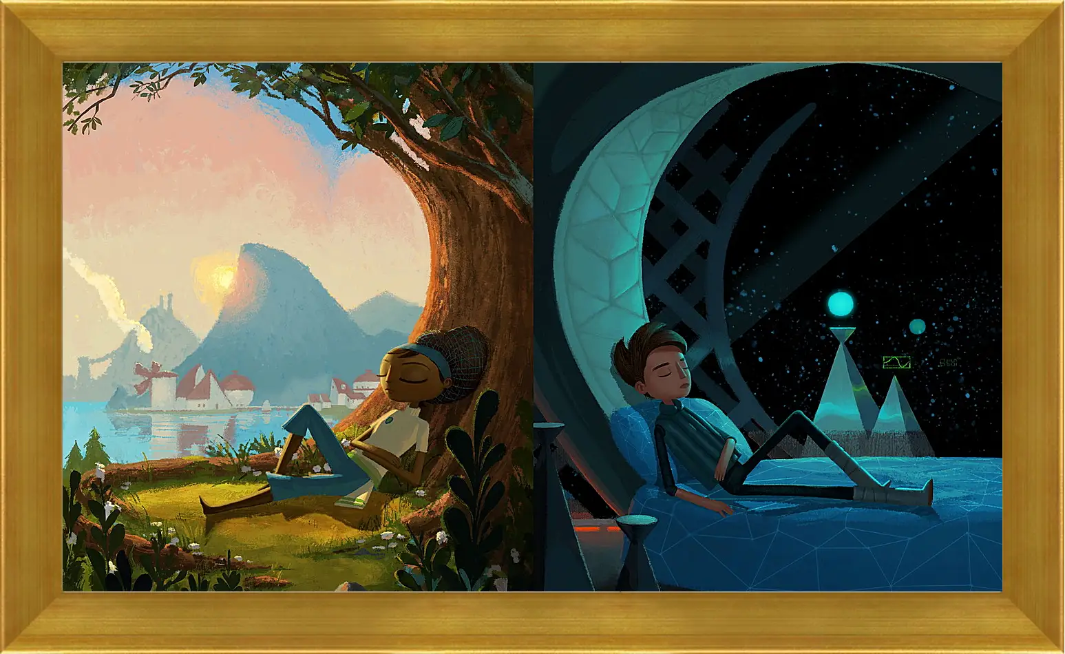 Картина в раме - Broken Age
