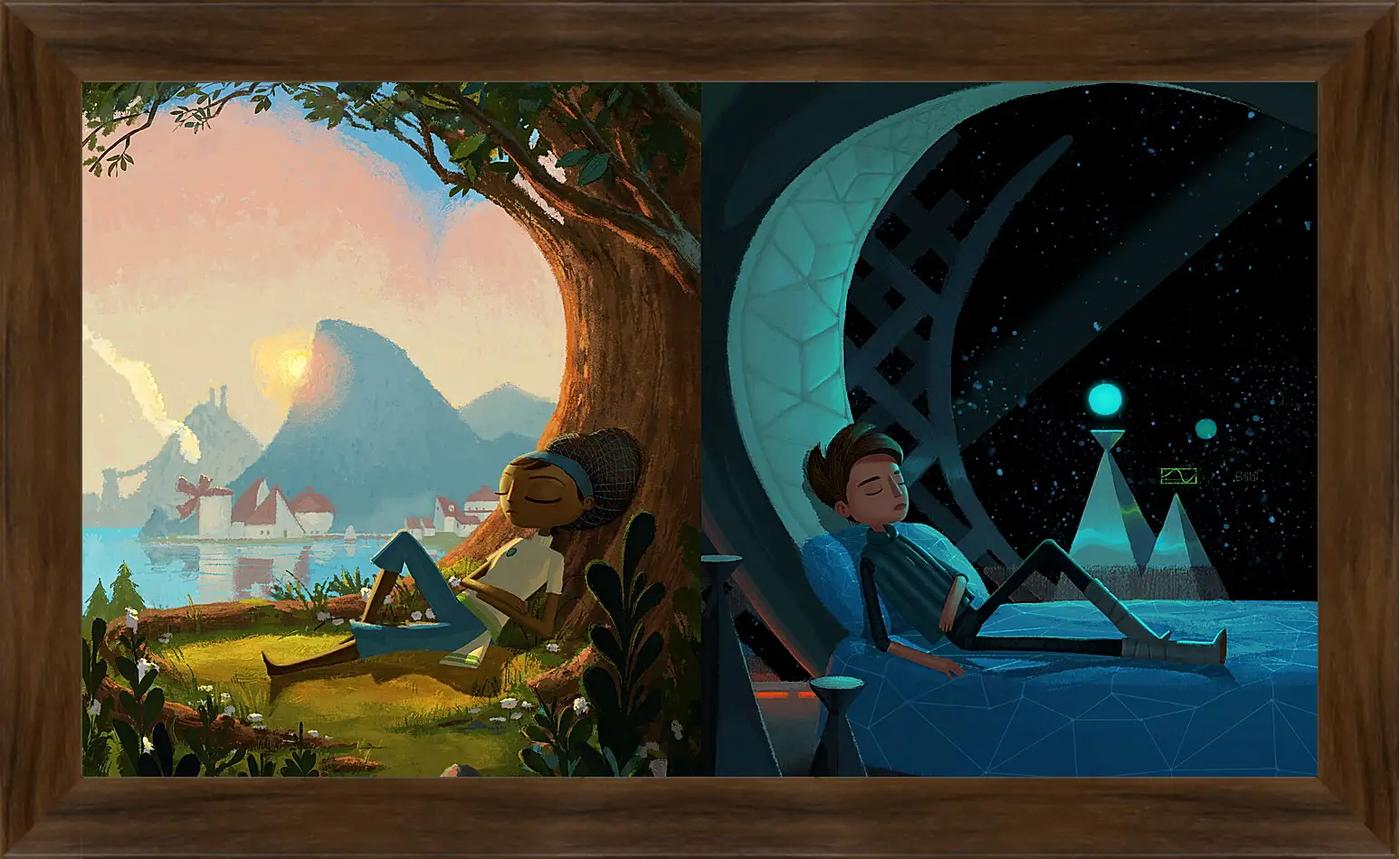 Картина в раме - Broken Age
