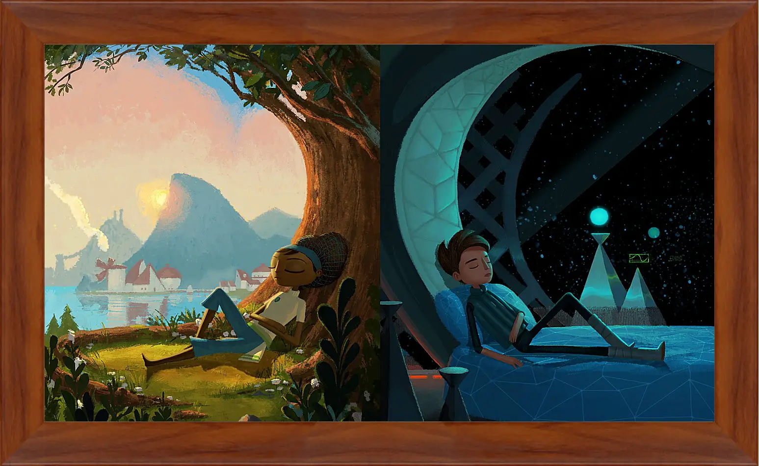 Картина в раме - Broken Age
