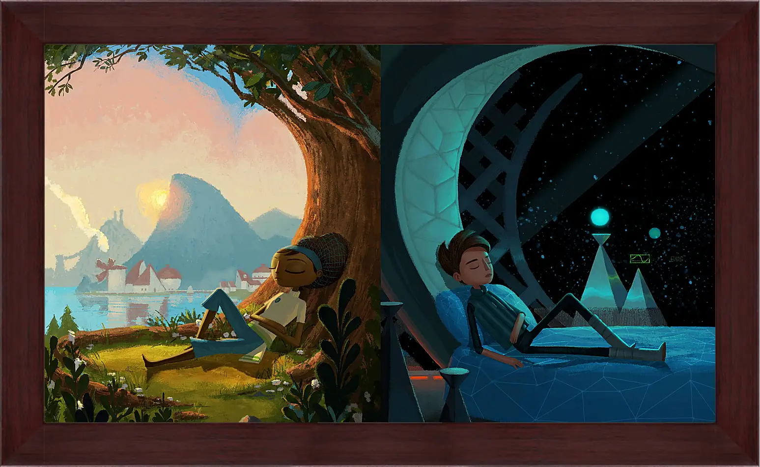 Картина в раме - Broken Age
