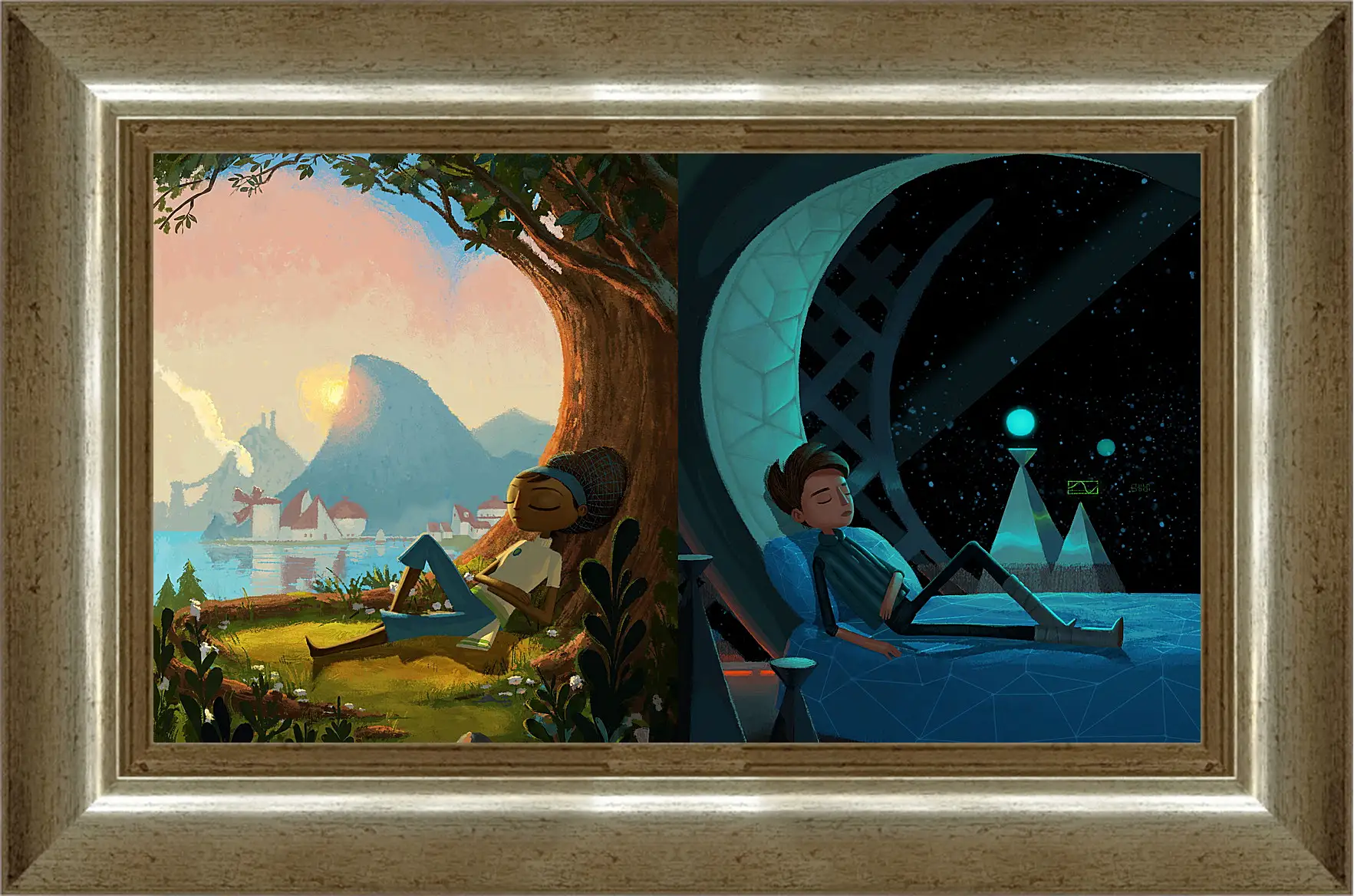 Картина в раме - Broken Age
