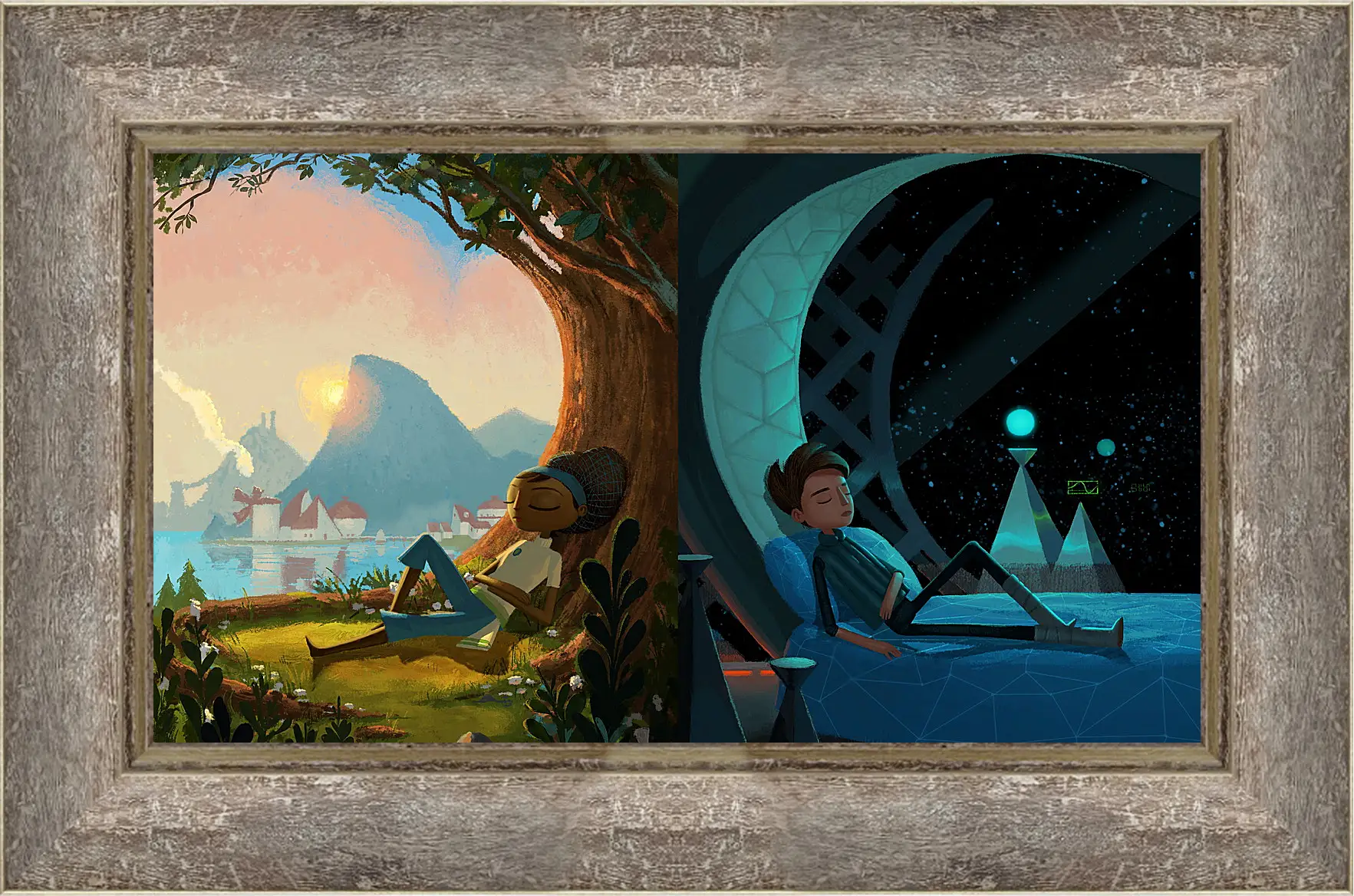 Картина в раме - Broken Age
