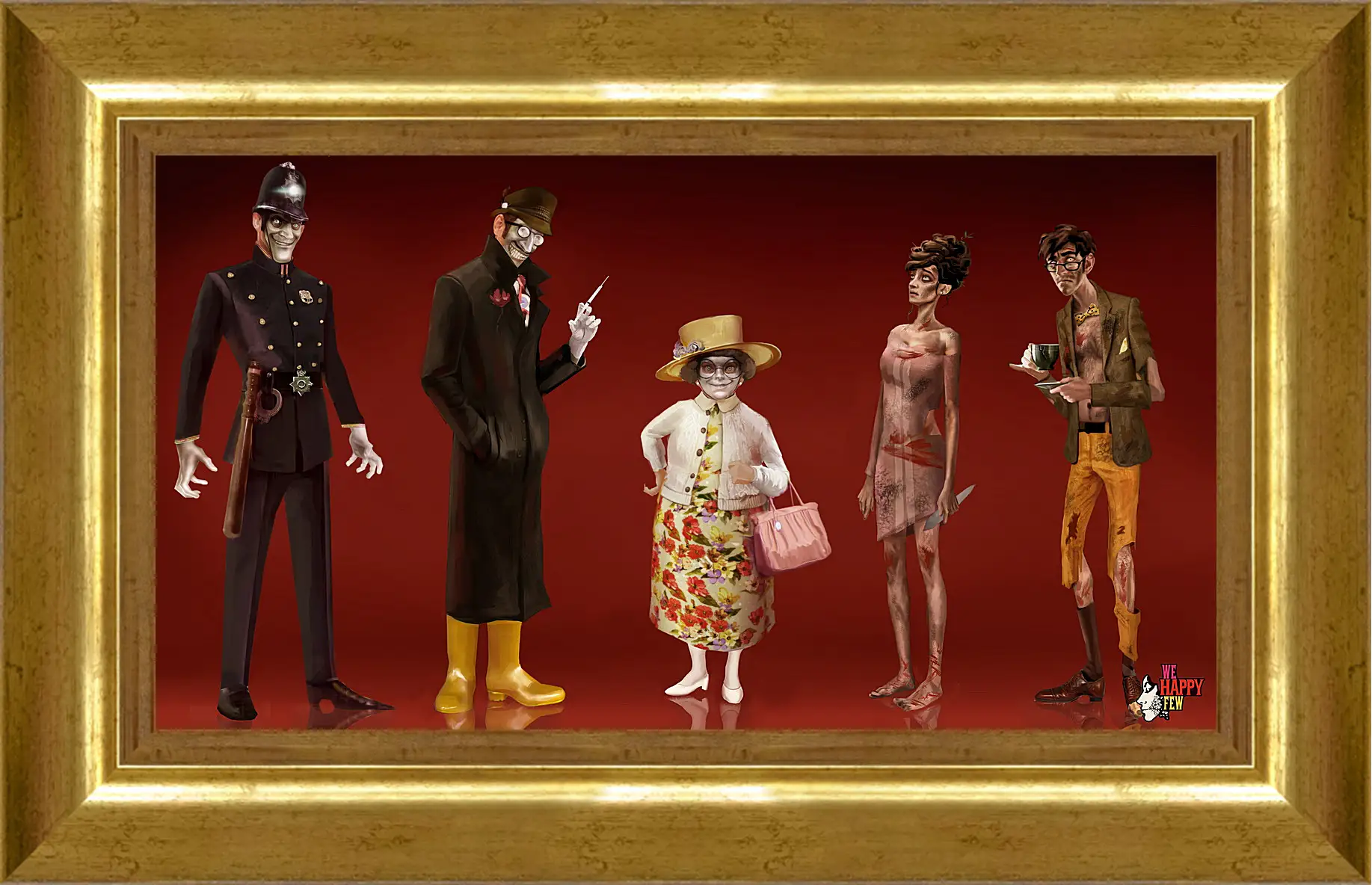 Картина в раме - We Happy Few
