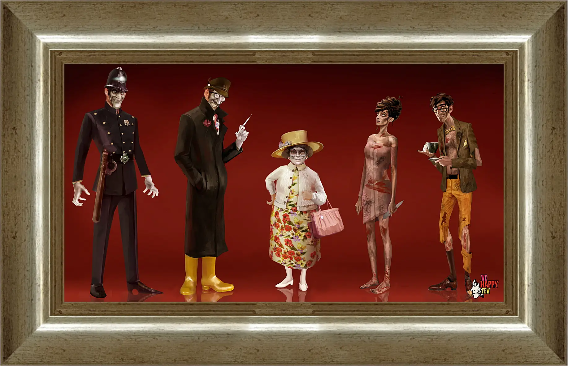 Картина в раме - We Happy Few
