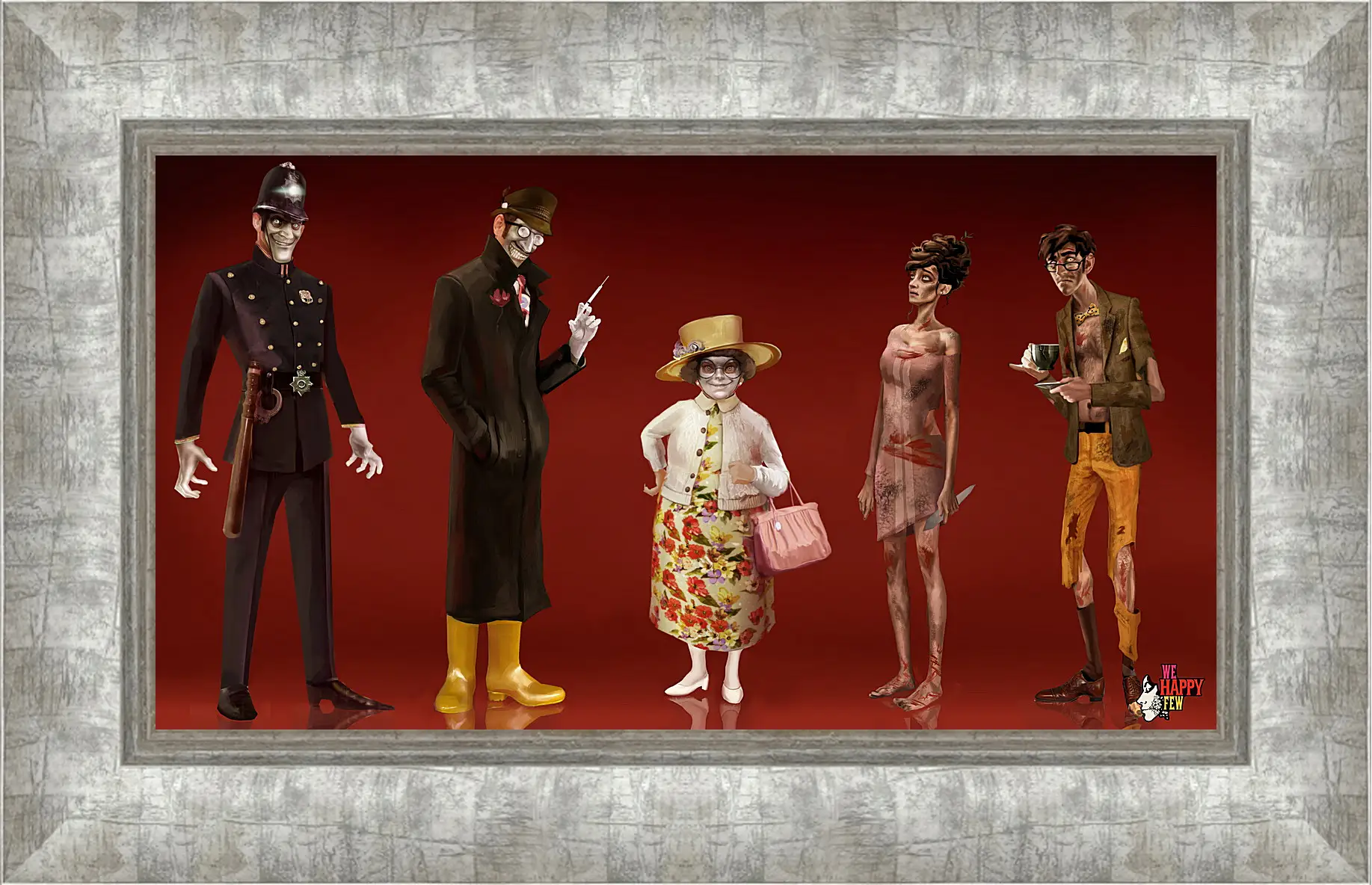 Картина в раме - We Happy Few
