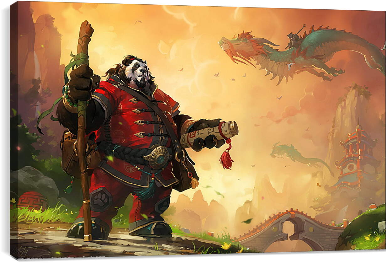 Постер и плакат - World Of Warcraft: Mists Of Pandaria