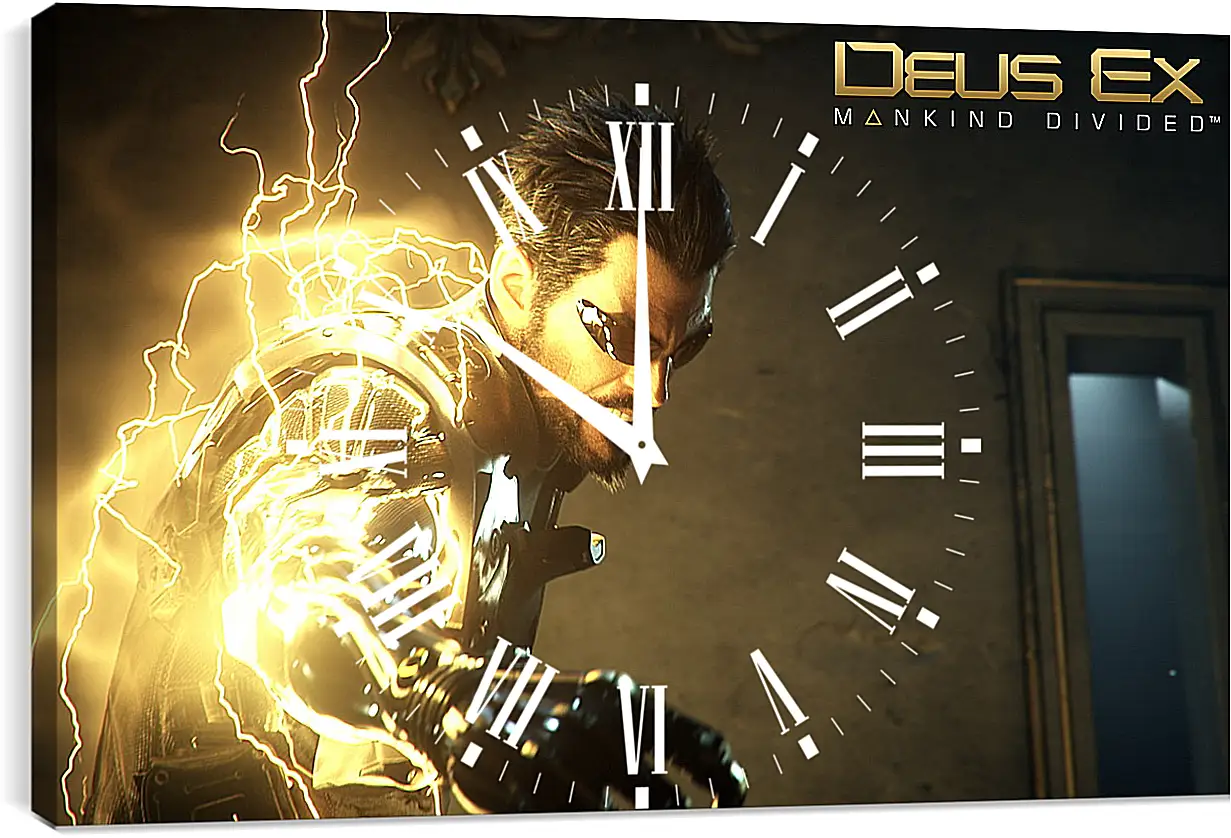 Часы картина - Deus Ex: Mankind Divided
