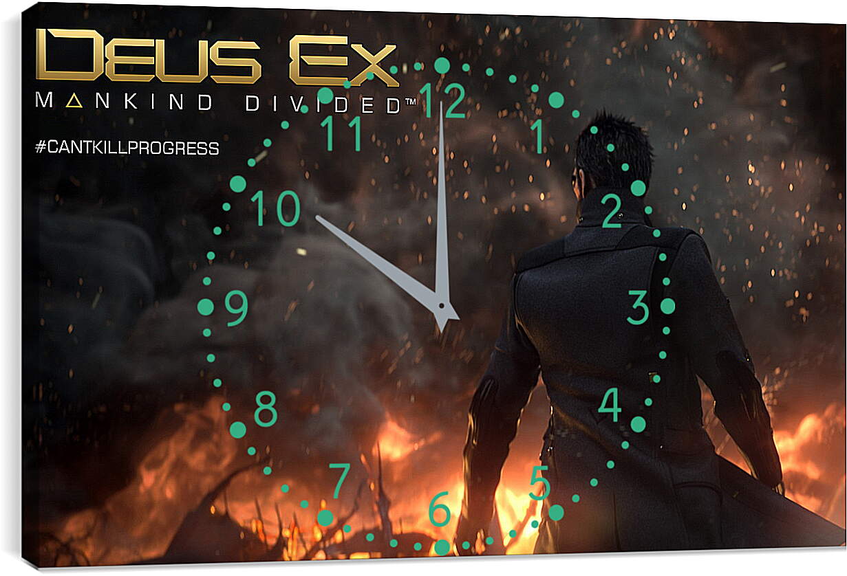 Часы картина - Deus Ex: Mankind Divided
