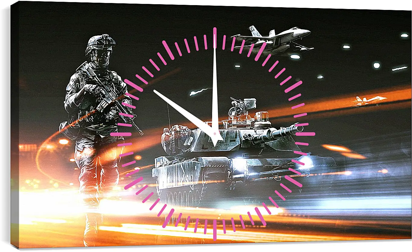 Часы картина - Battlefield 3