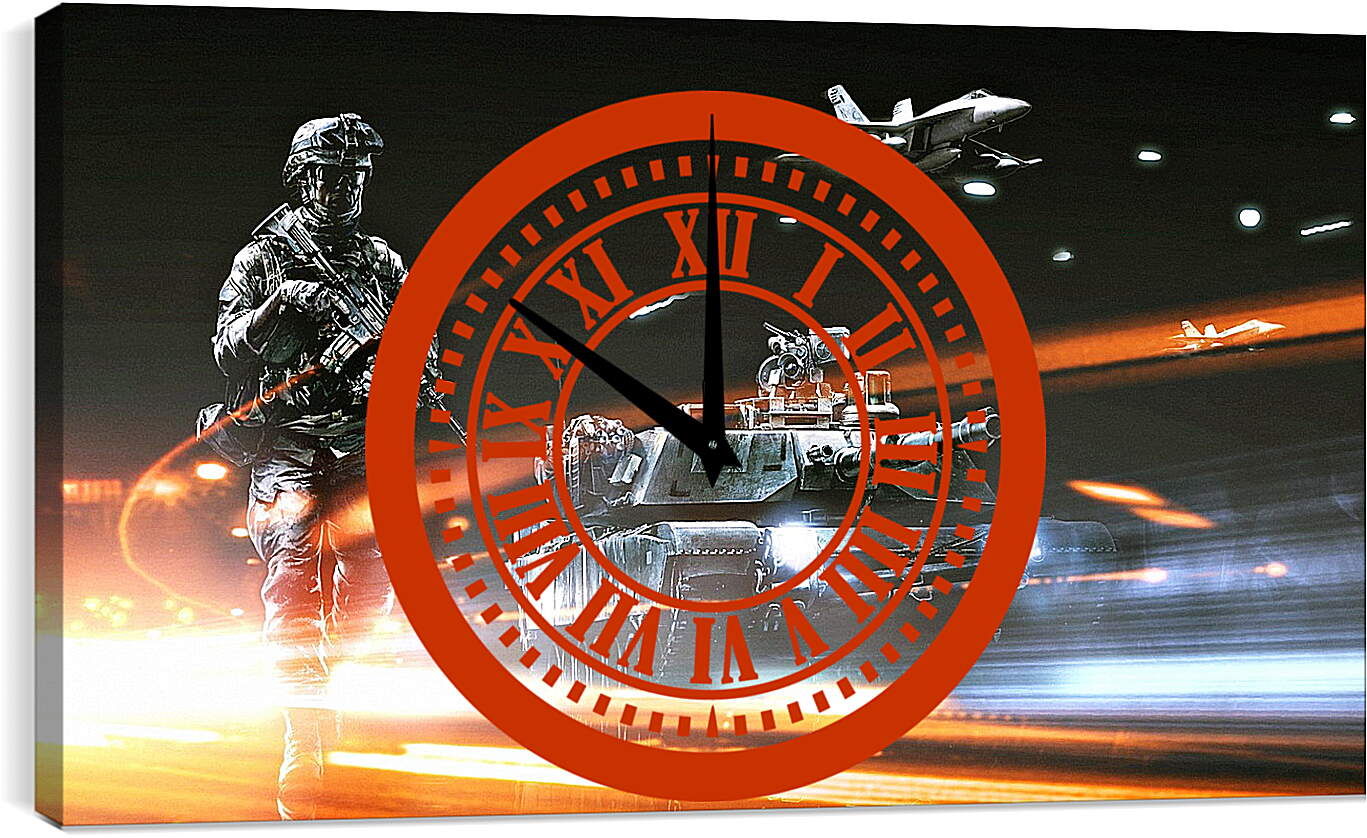 Часы картина - Battlefield 3