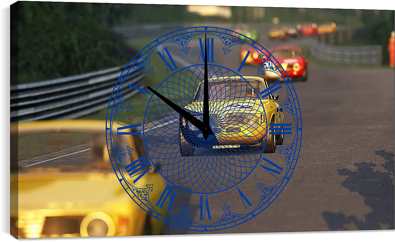 Часы картина - Assetto Corsa

