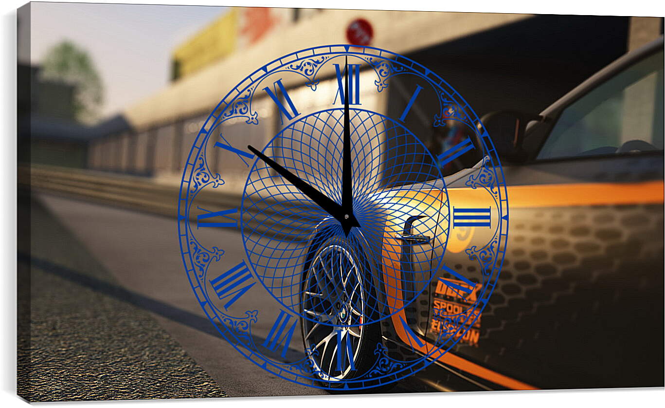 Часы картина - Assetto Corsa
