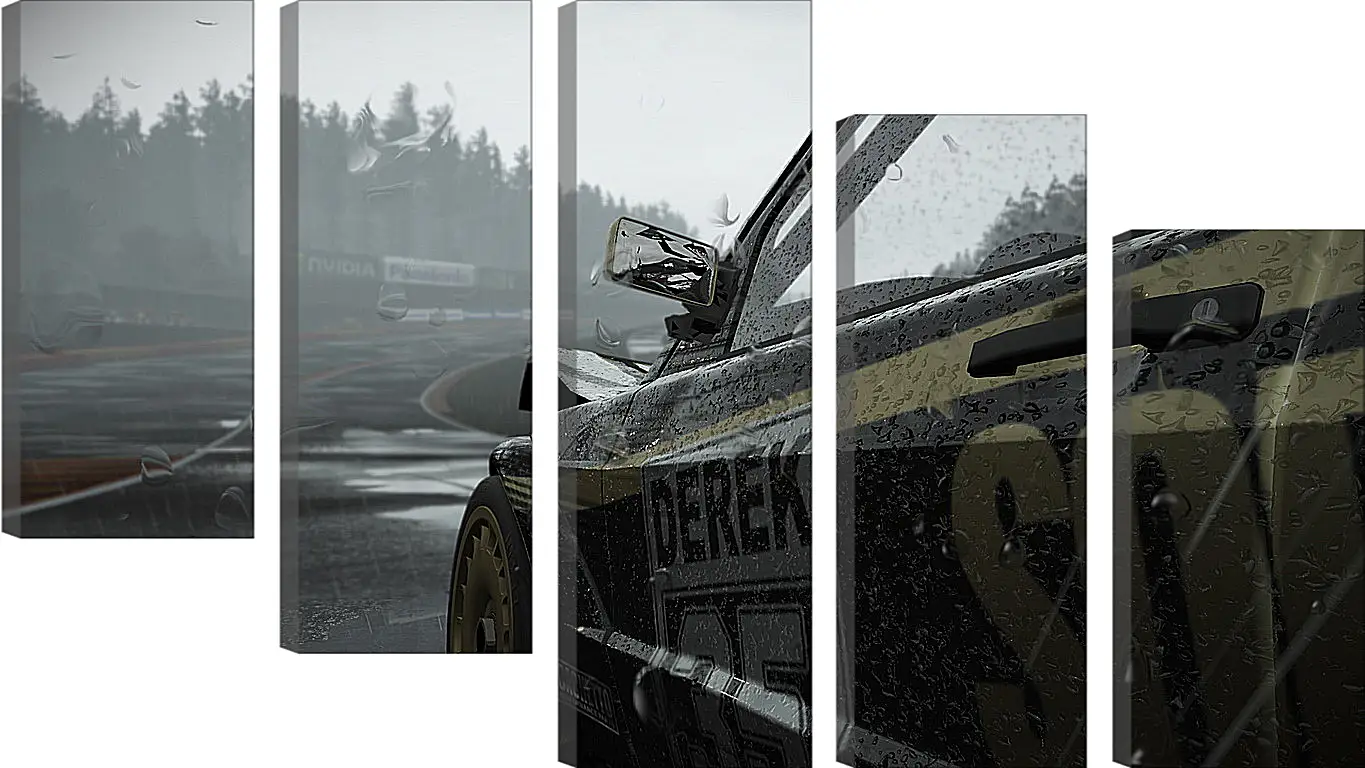 Модульная картина - Project Cars

