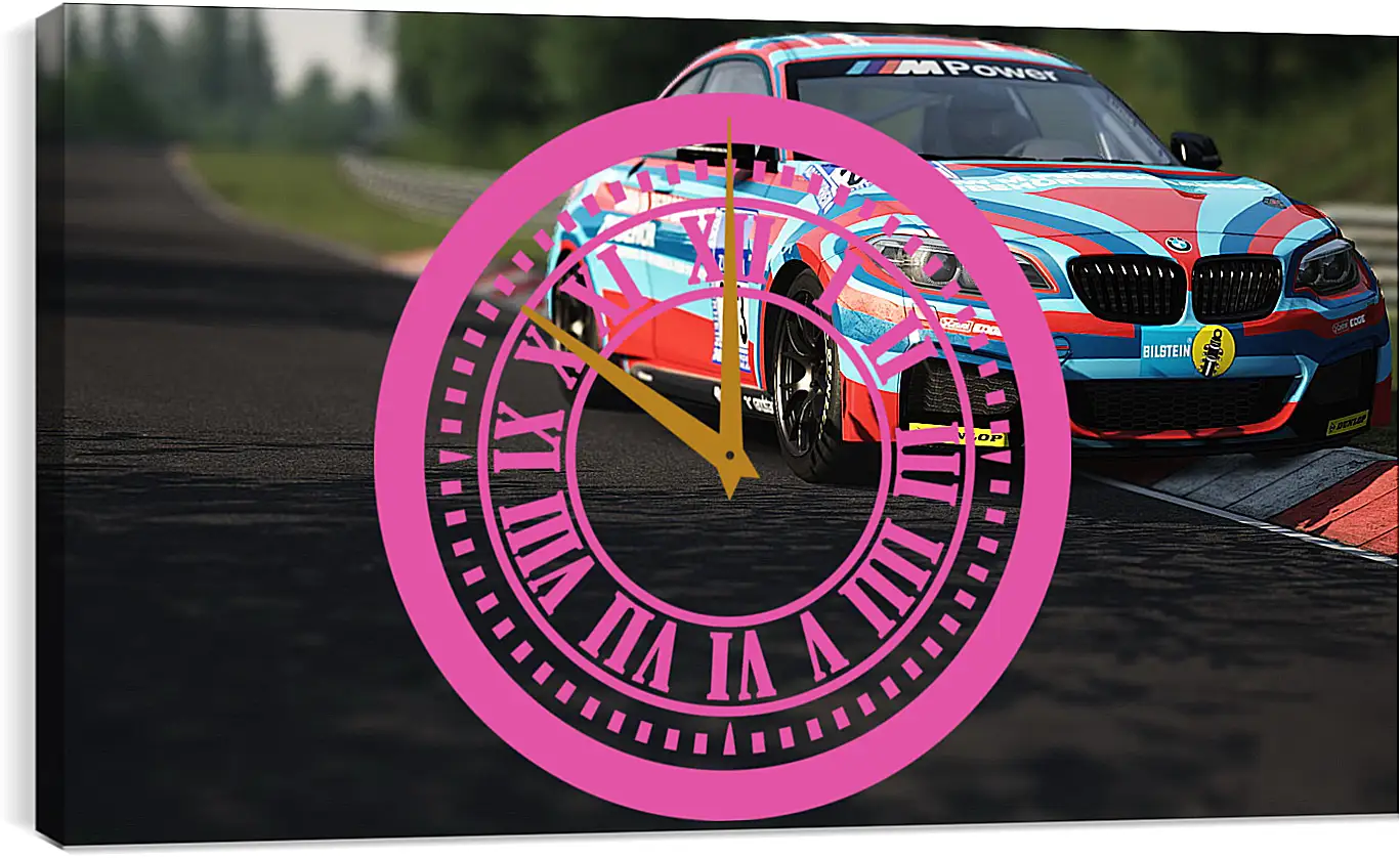 Часы картина - Assetto Corsa
