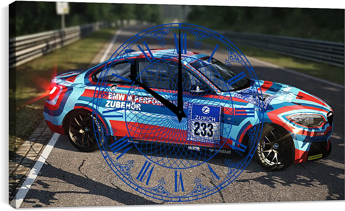 Часы картина - Assetto Corsa
