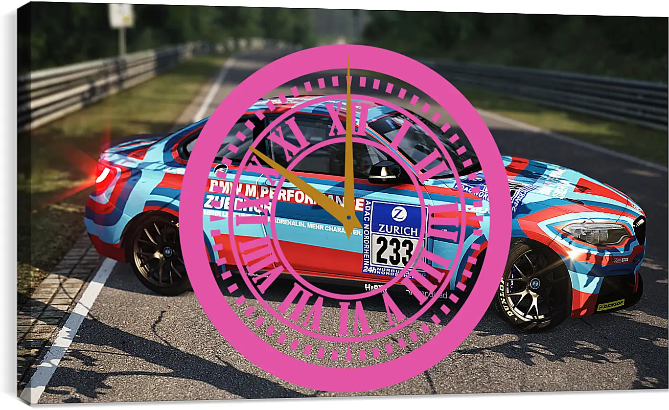 Часы картина - Assetto Corsa
