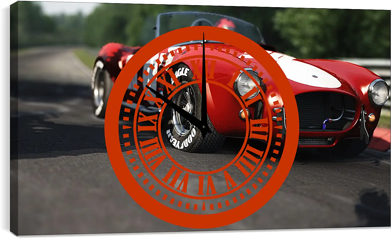 Часы картина - Assetto Corsa

