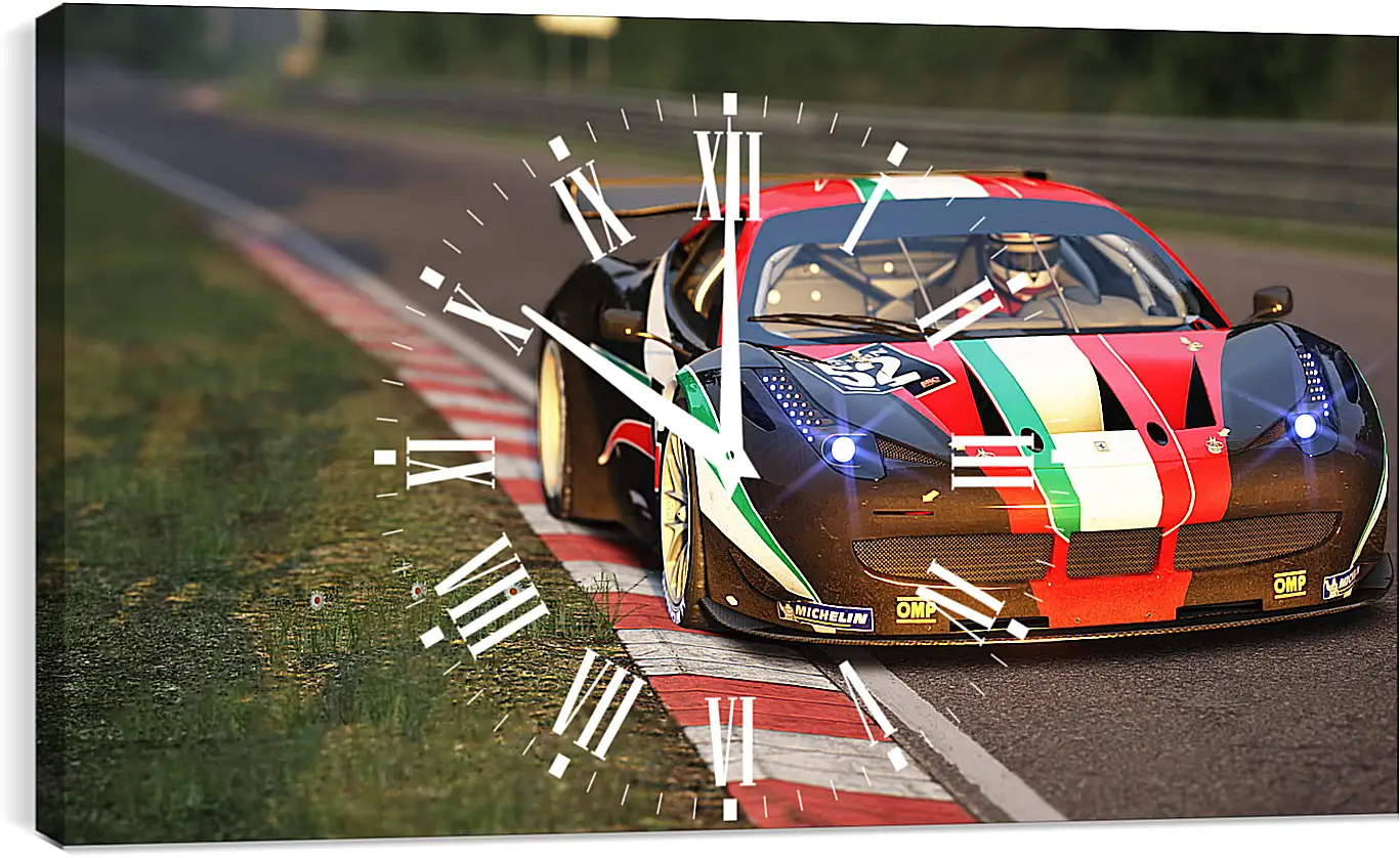 Часы картина - Assetto Corsa
