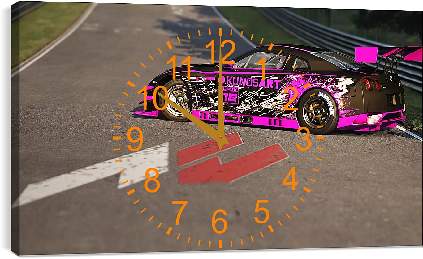 Часы картина - Assetto Corsa
