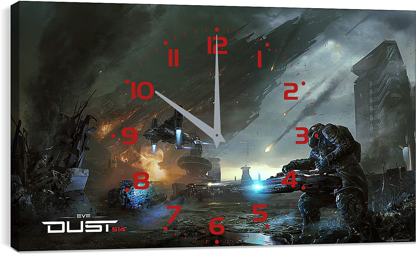 Часы картина - Dust 514
