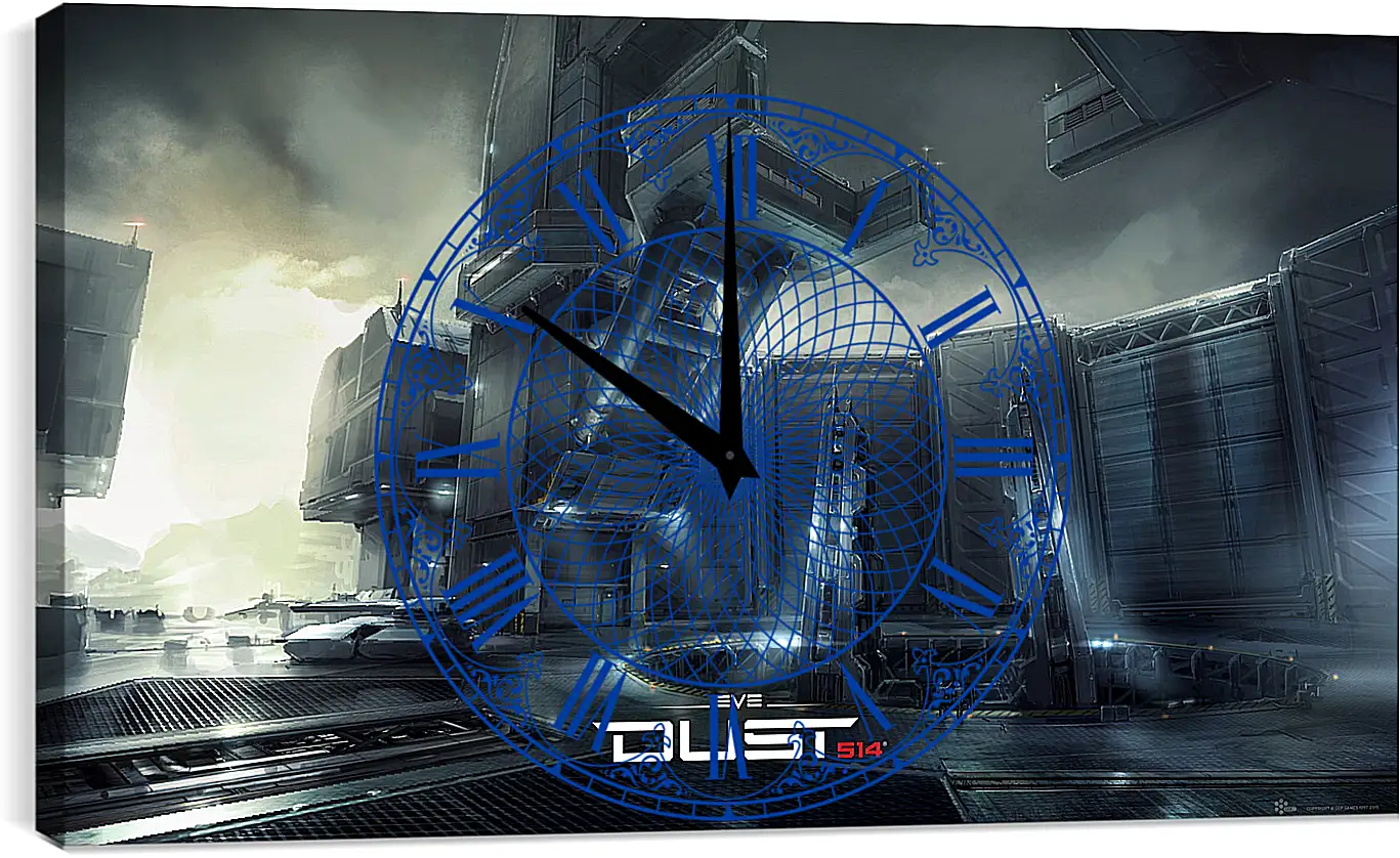 Часы картина - Dust 514
