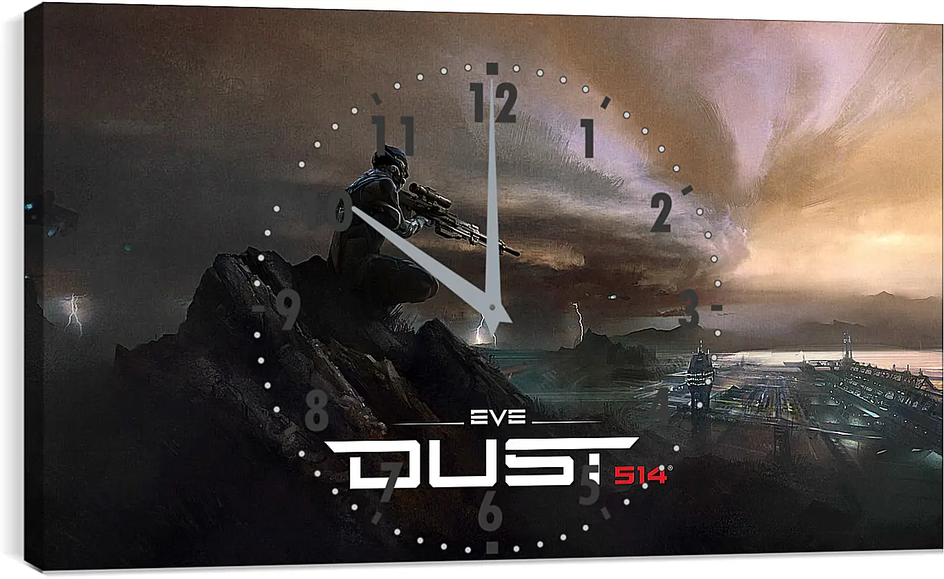 Часы картина - Dust 514
