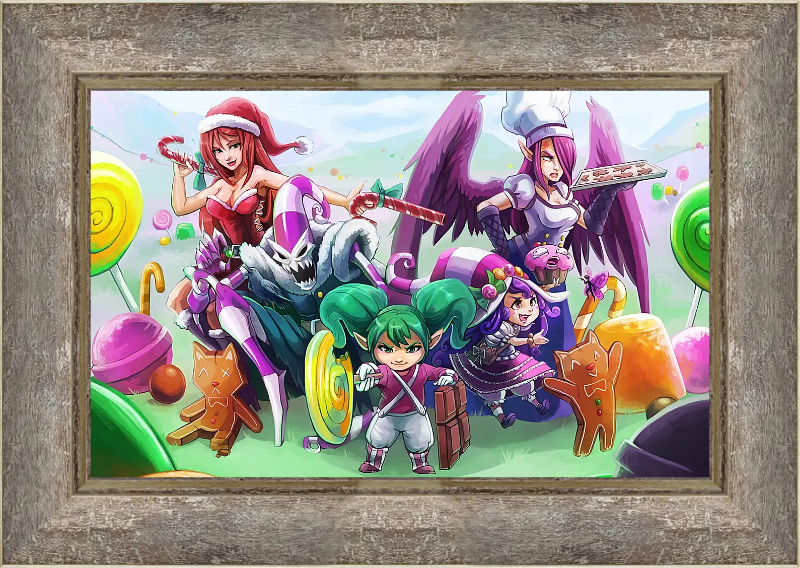 Картина в раме - League Of Legends
