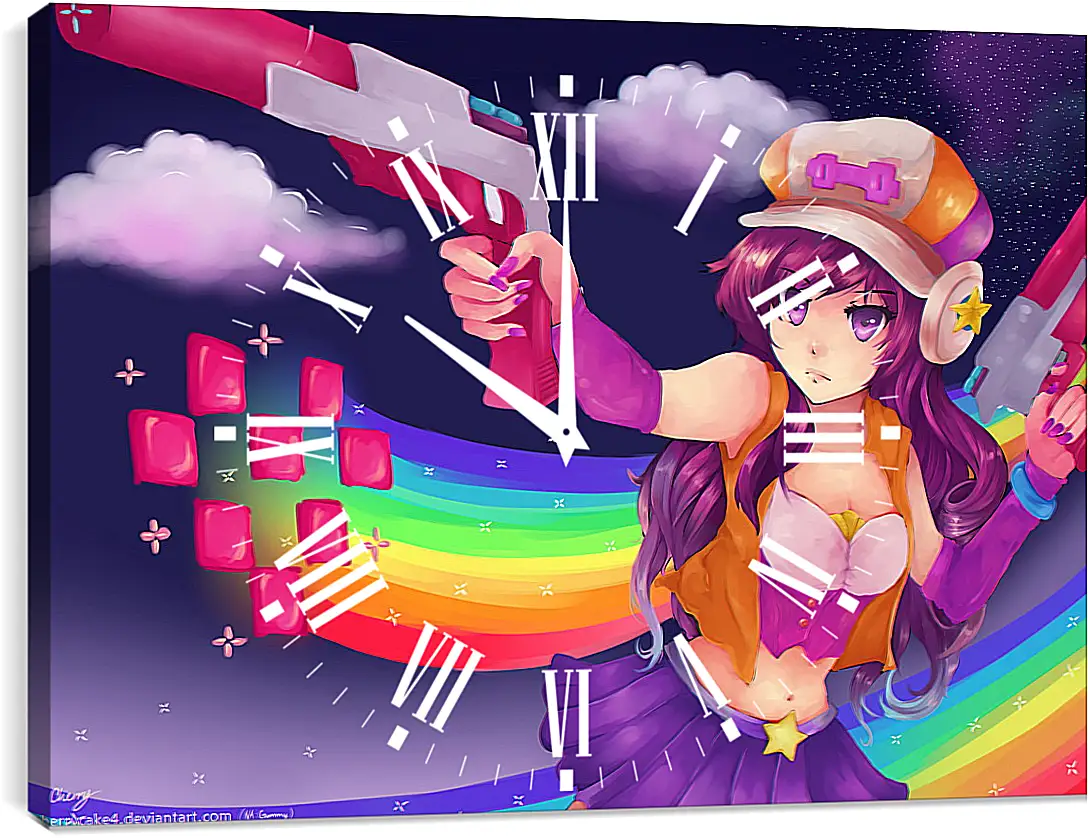 Часы картина - League Of Legends
