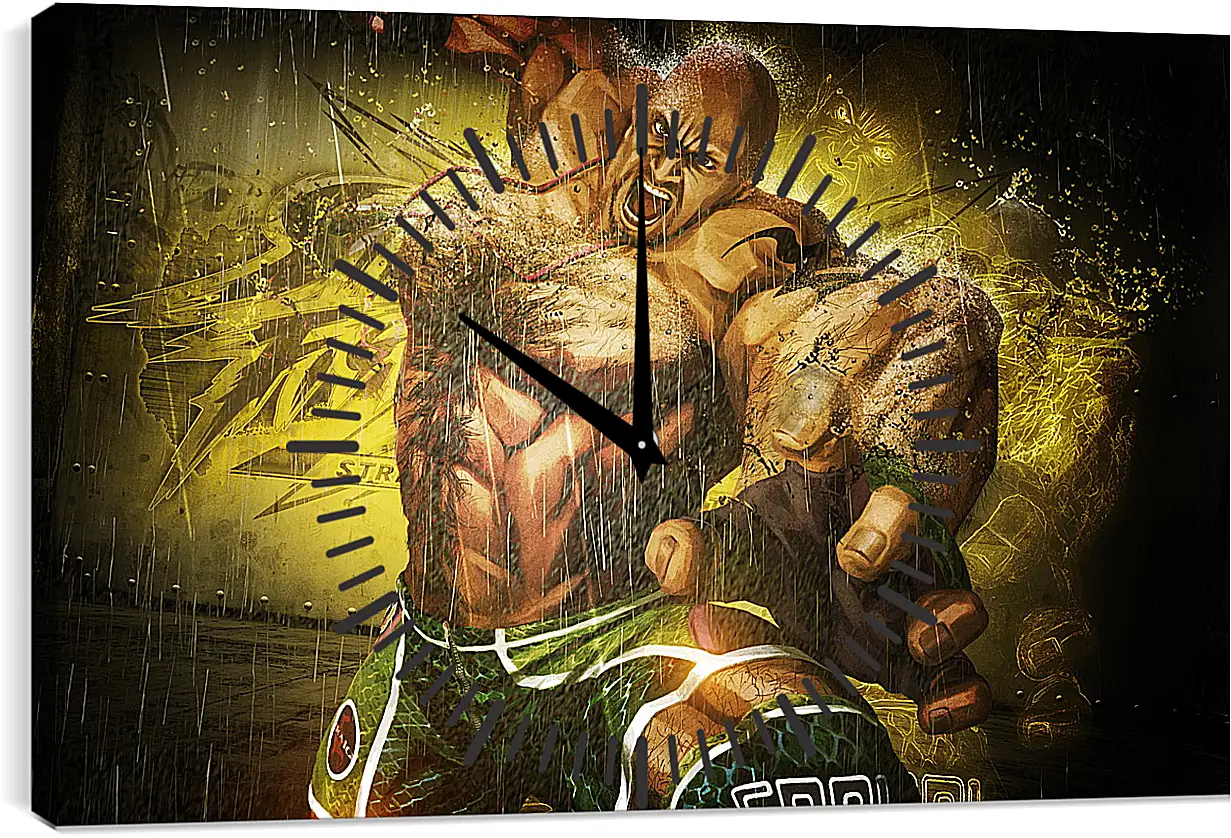 Часы картина - Street Fighter X Tekken
