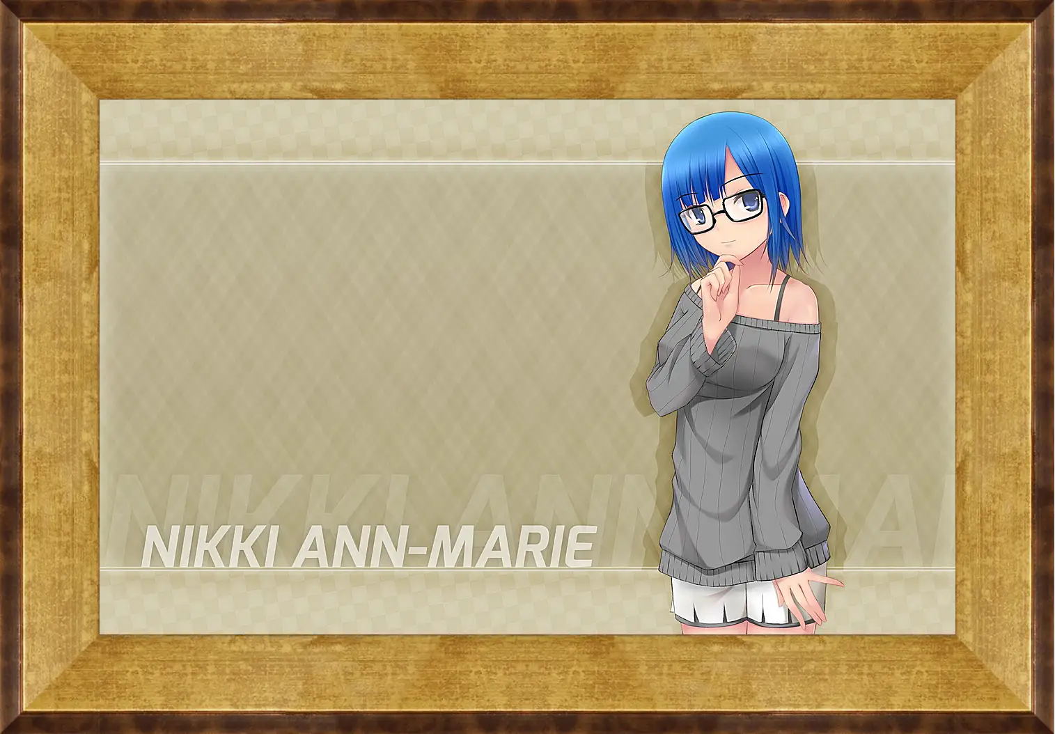 Картина в раме - HuniePop

