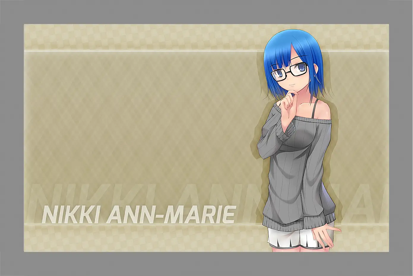 Картина в раме - HuniePop
